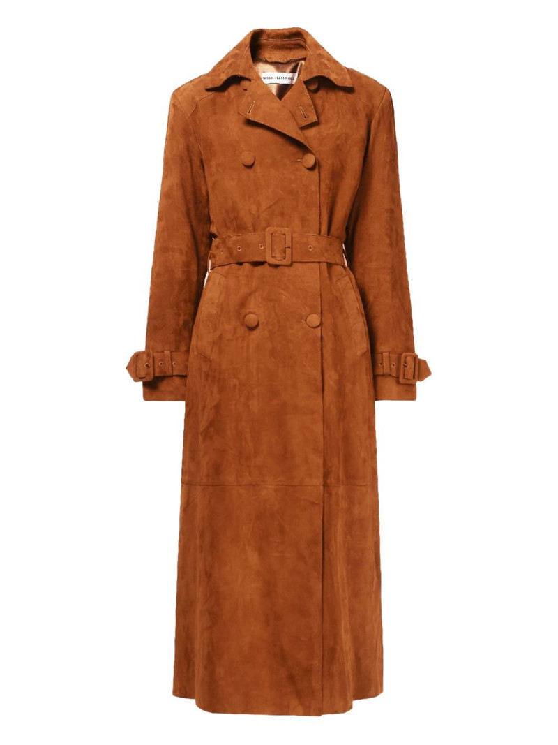 Tate double-breasted belted coat 1