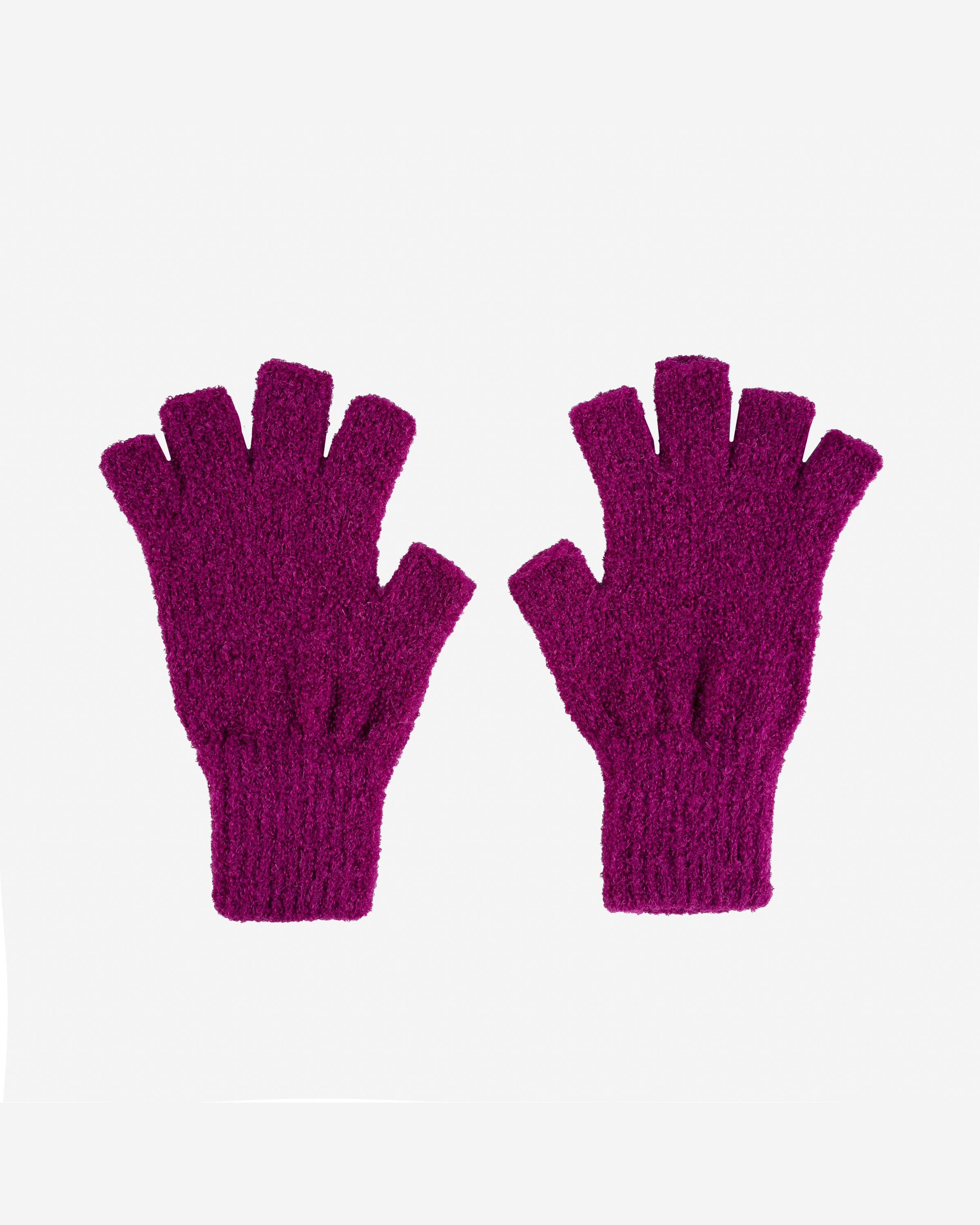 DEC-GLV-MAG Decka Fingerless Gloves - Magenta - 2