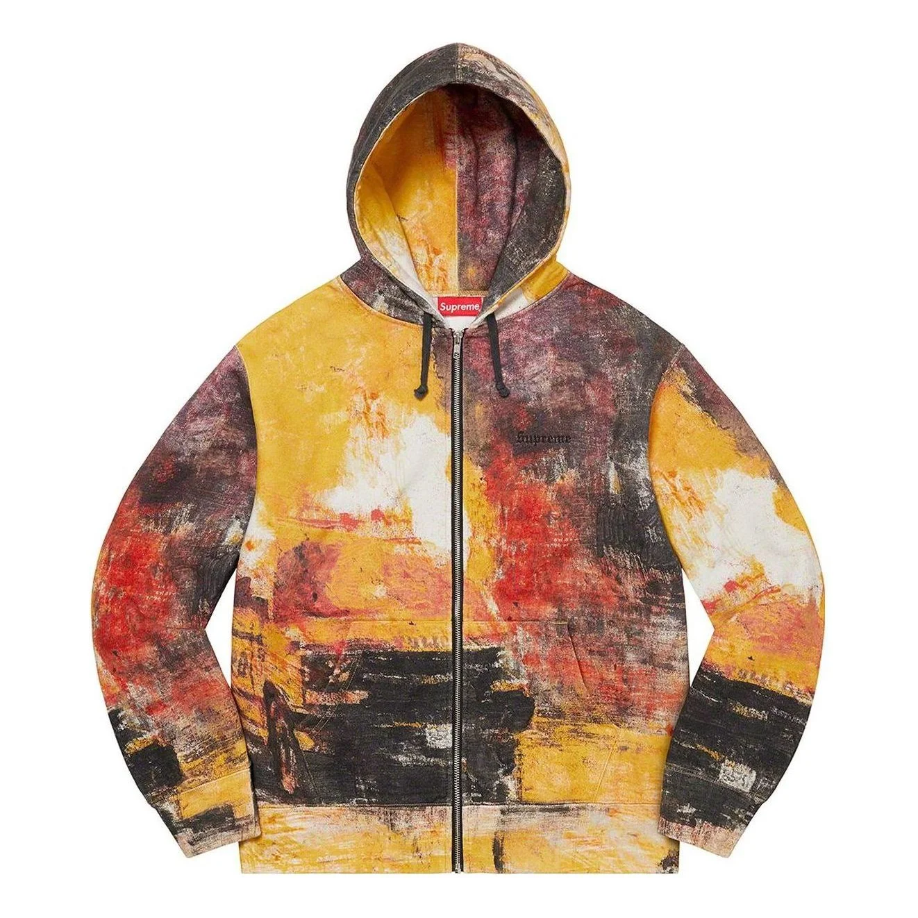 Supreme Fire Zip Up Hooded Sweatshirt 'Multi-Color' SUP-FW22-227 - 1