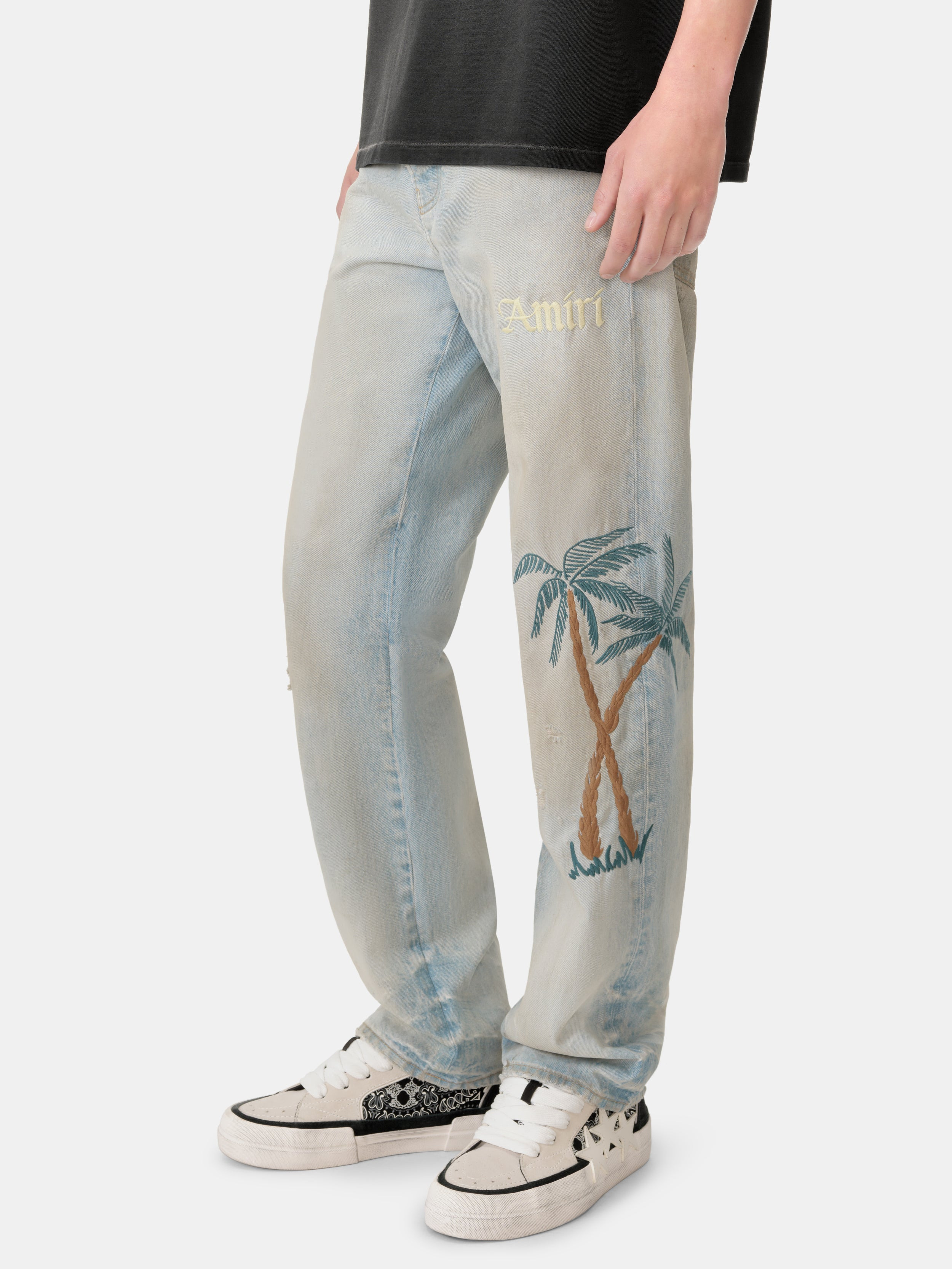 EMBROIDERED SINNERS JEAN - 4
