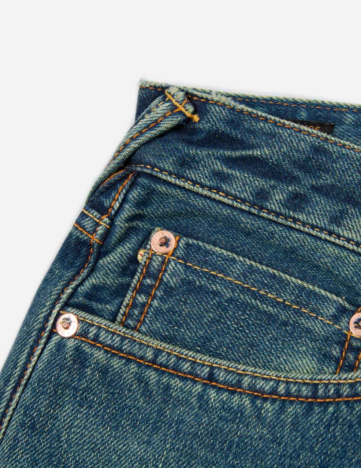 DECONSTRUCTION FABRIC BLOCKING DAICOCK CARROT-FIT DENIM JEANS #2017 - 7