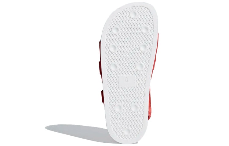 (WMNS) adidas originals ADILETTE SANDAL 2.0 Minimalistic Red Sandals AQ1126 - 5
