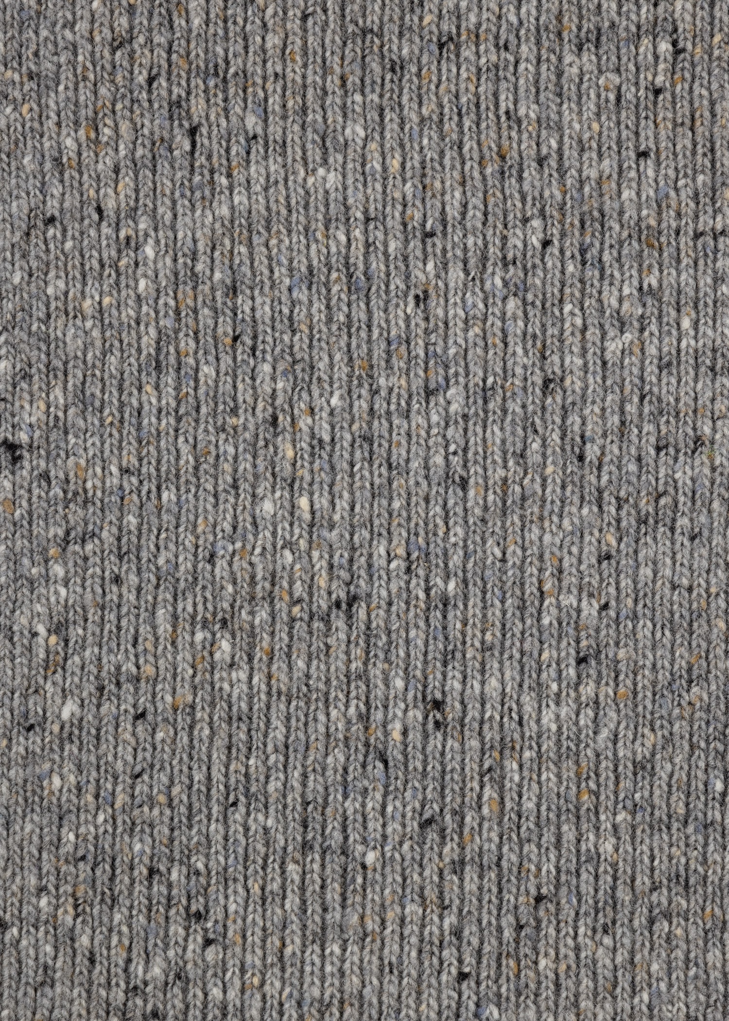 Flecked Wool Pom Pom Scarf - 2