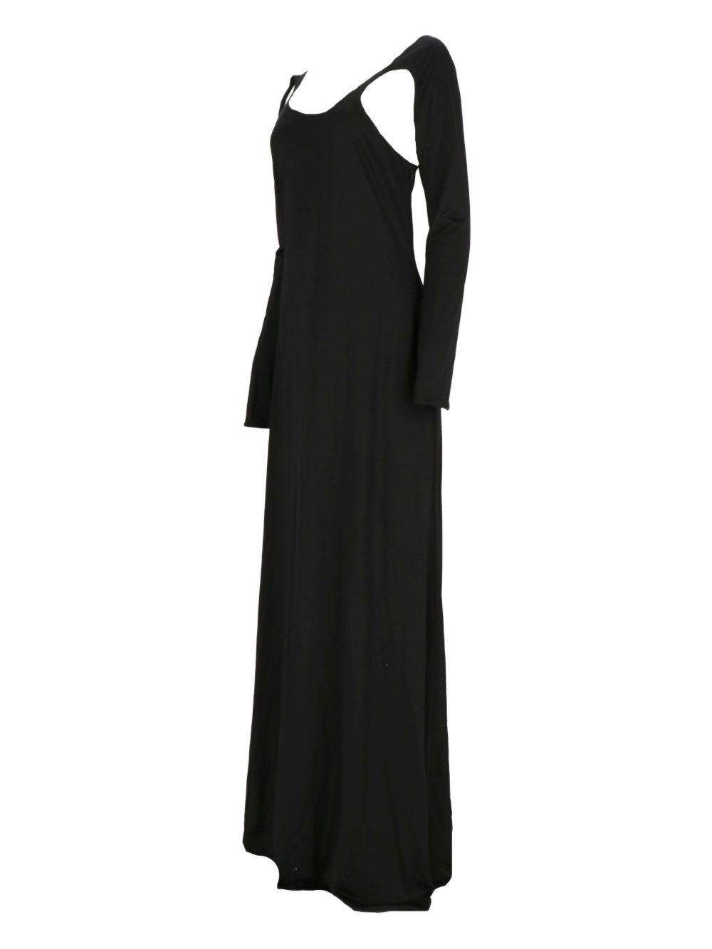 cut-out long-sleeves maxi dress - 3