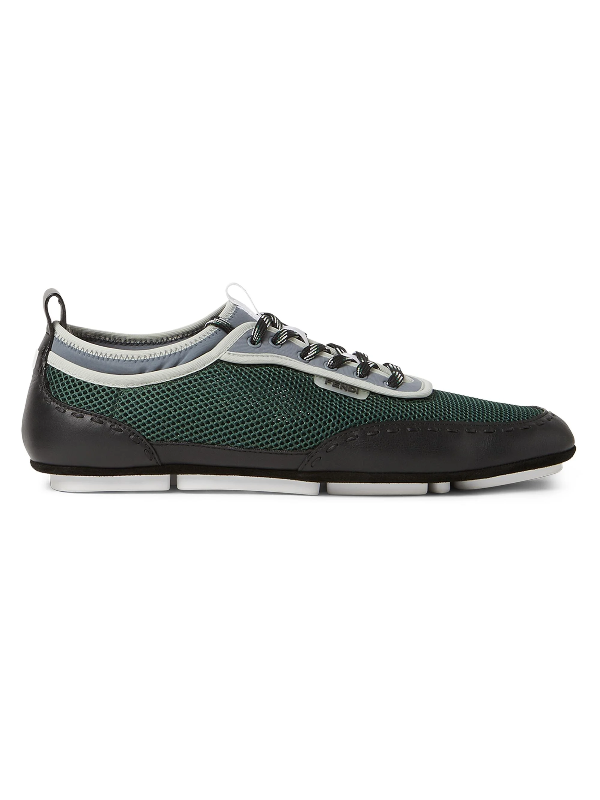 Men Fendi Fit Low-Top Sneakers - Nero Ver Salv Gri Sc - 1