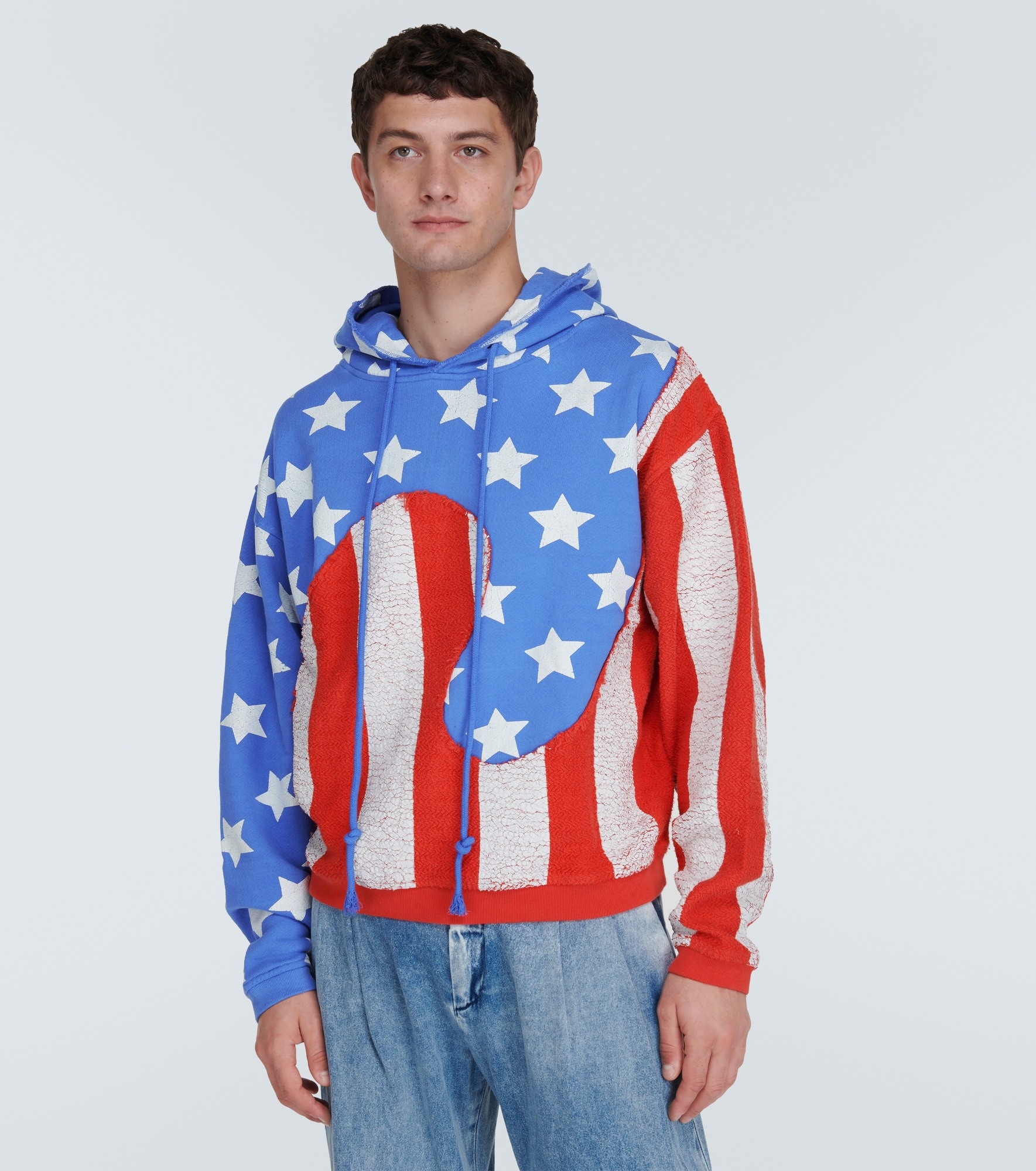 Stars and Stripes cotton hoodie - 3