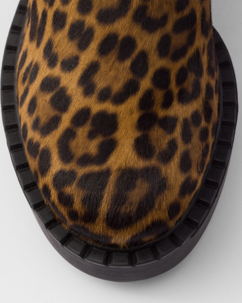 Printed leather Chelsea boots 7