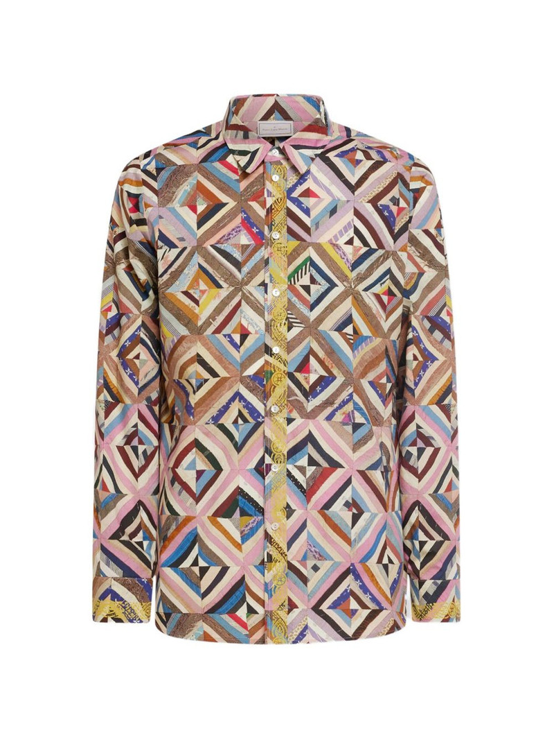 Diomede patchwork shirt 1