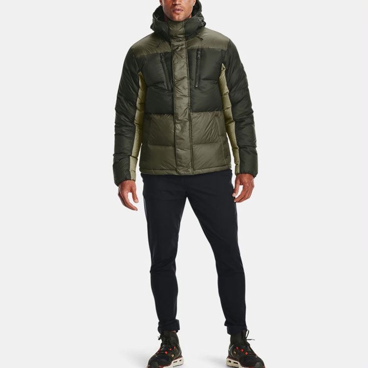 Under Armour ColdGear Infrared Down Blocked Jacket 'Black Olive' 1364895-310 - 3