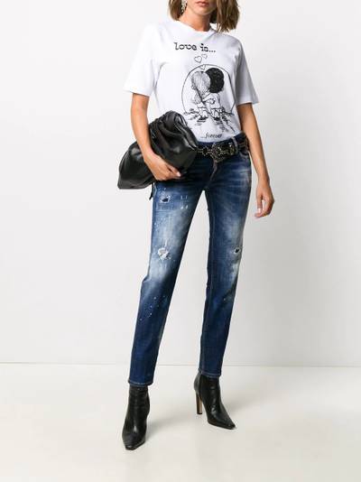 DSQUARED2 Love is Forever graphic-print T-shirt outlook