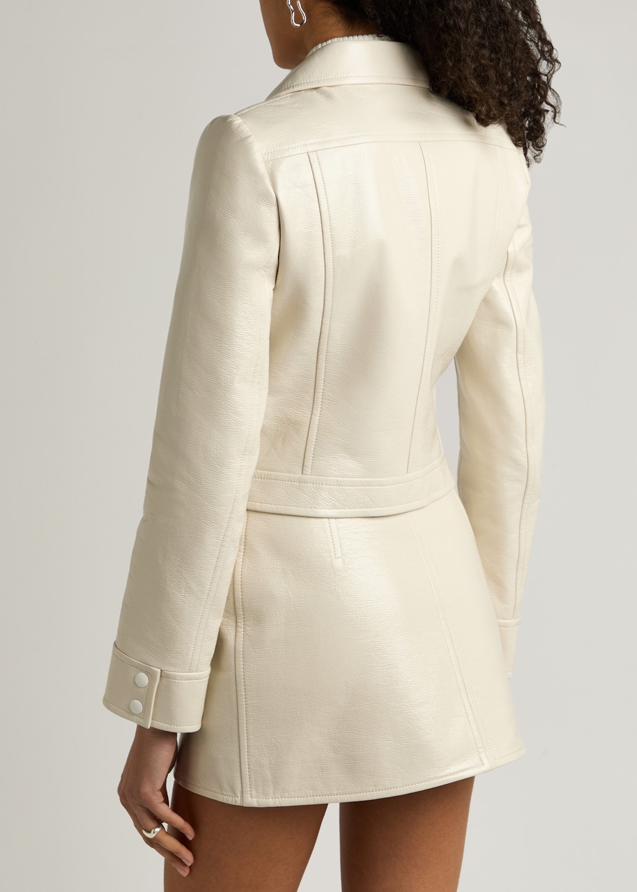 Courrèges Reedition Crinkled Vinyl Jacket - 3