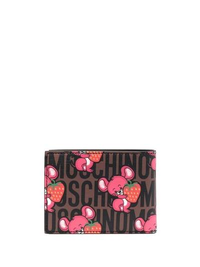 Moschino mouse-print bi-fold wallet outlook