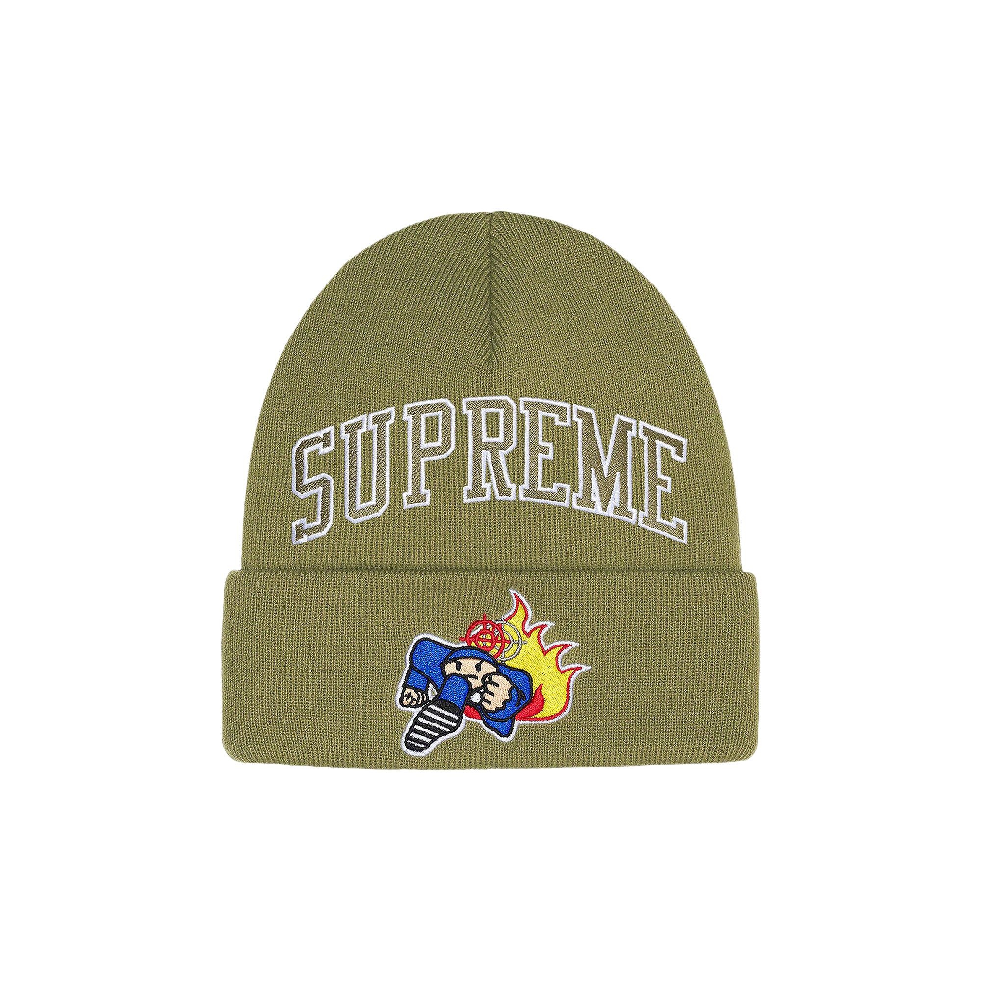 Supreme x Duck Down Records Beanie 'Light Olive' - 1