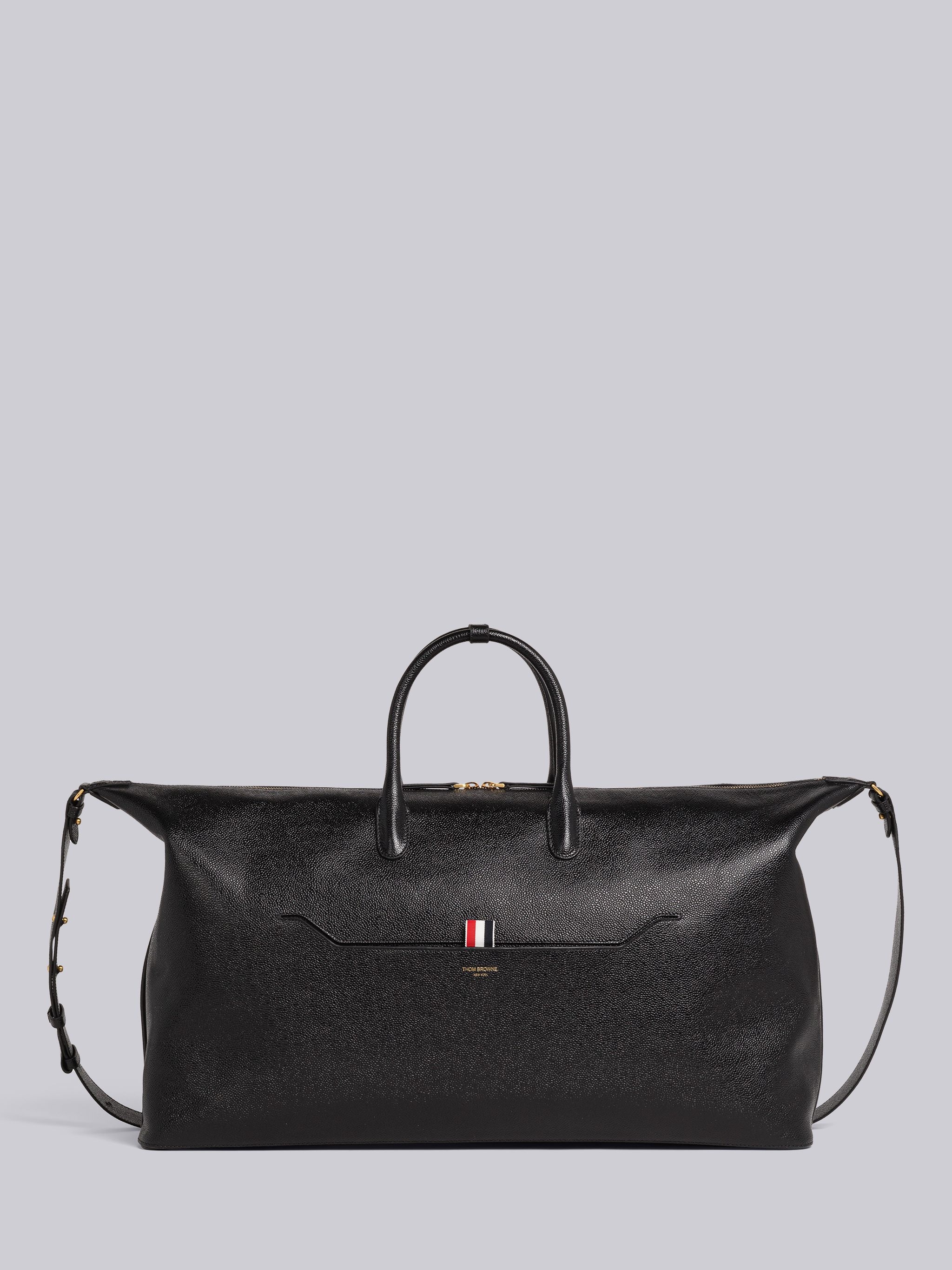 Pebble Grain Leather Soft Duffle - 1