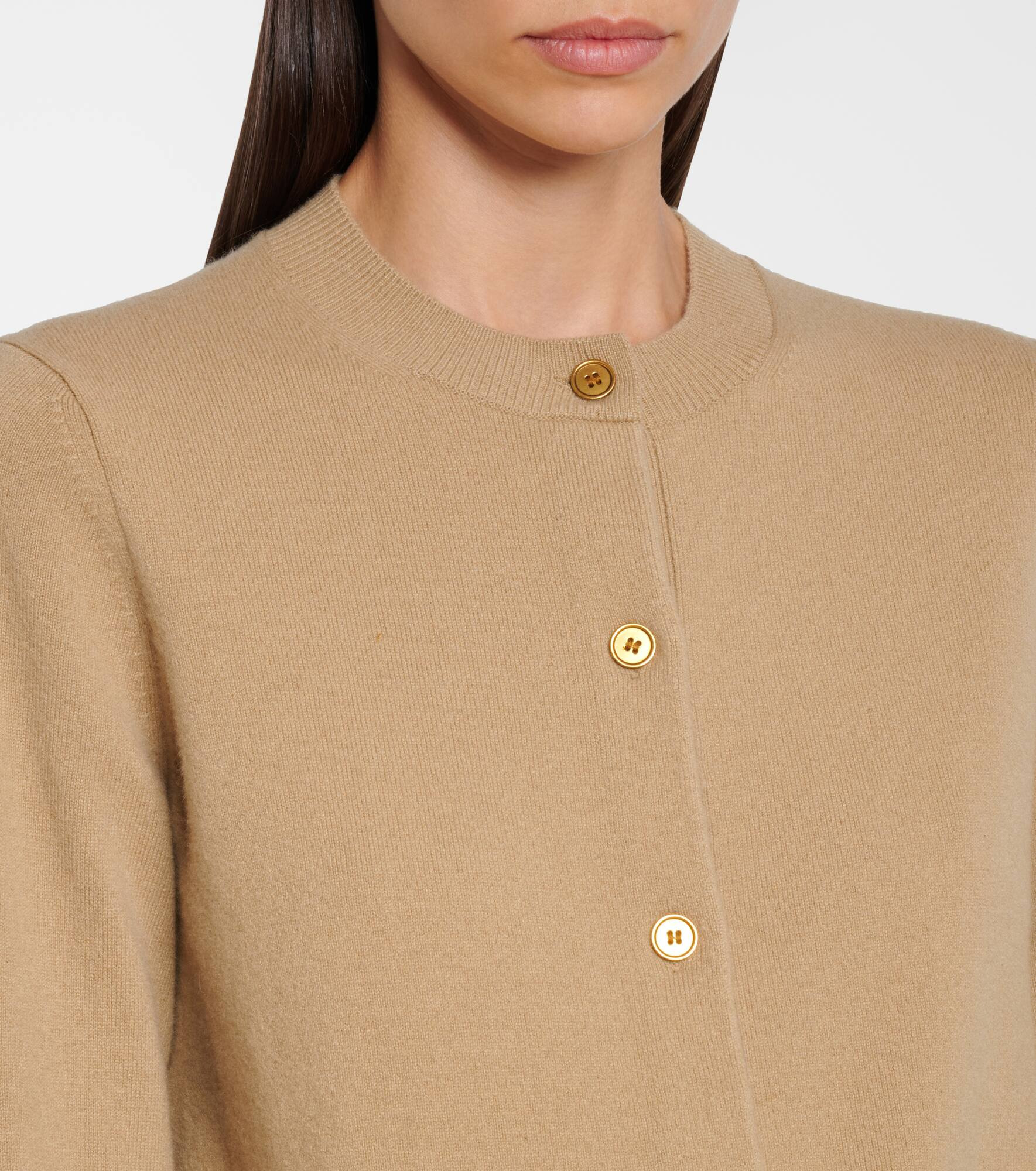 Cashmere-blend cardigan - 4