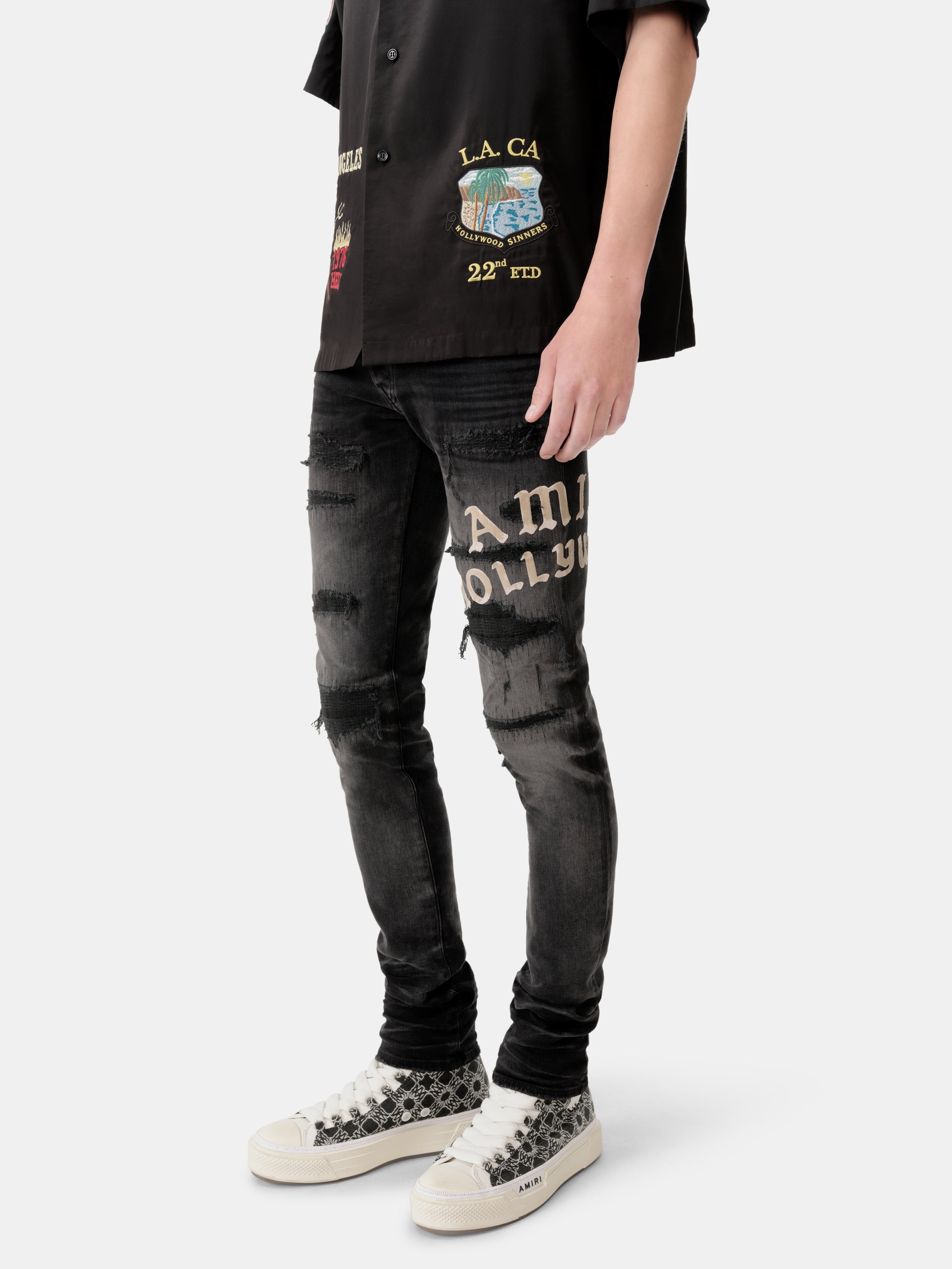 AMIRI HOLLYWOOD REPAIRED JEAN - 5