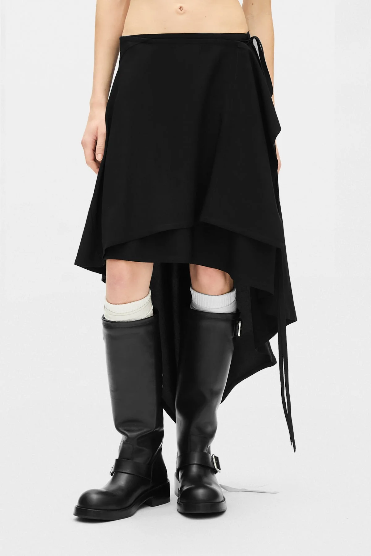 Birit Asymmetrical Wrap Skirt - 1