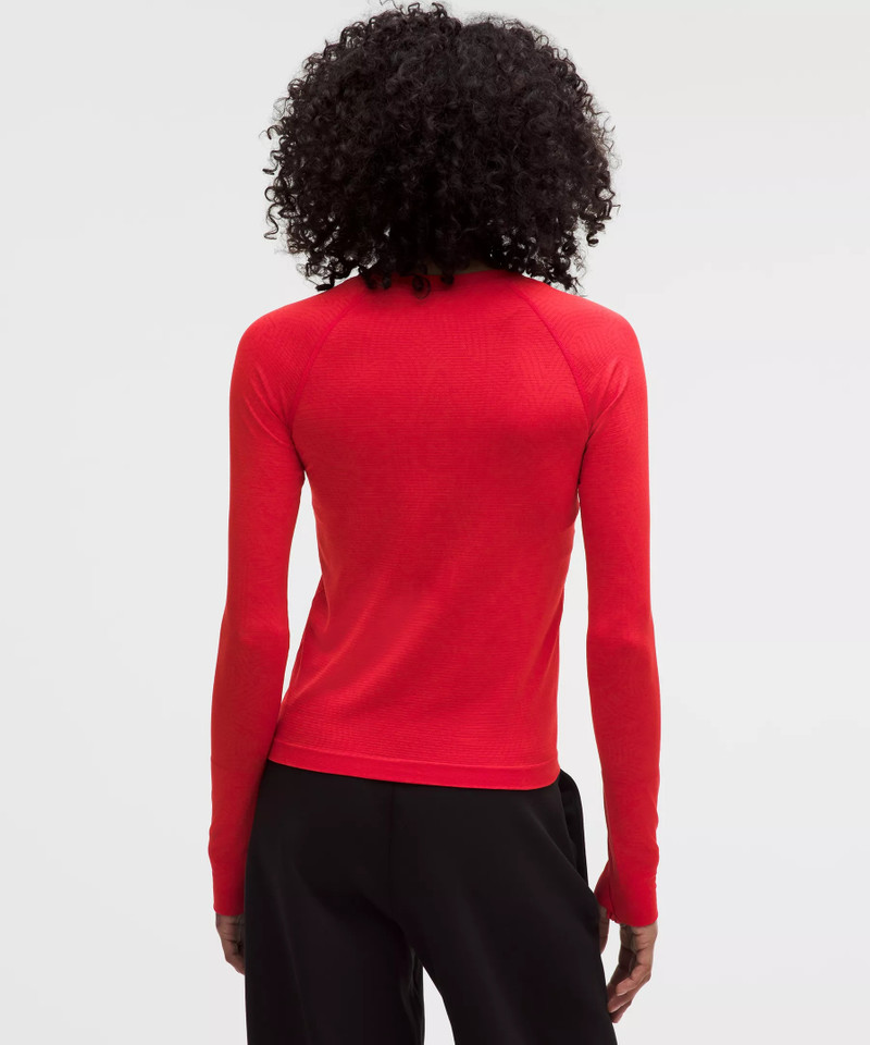 Team Canada Swiftly Tech Long-Sleeve Shirt 2.0 Waist Length *COC Logo 3