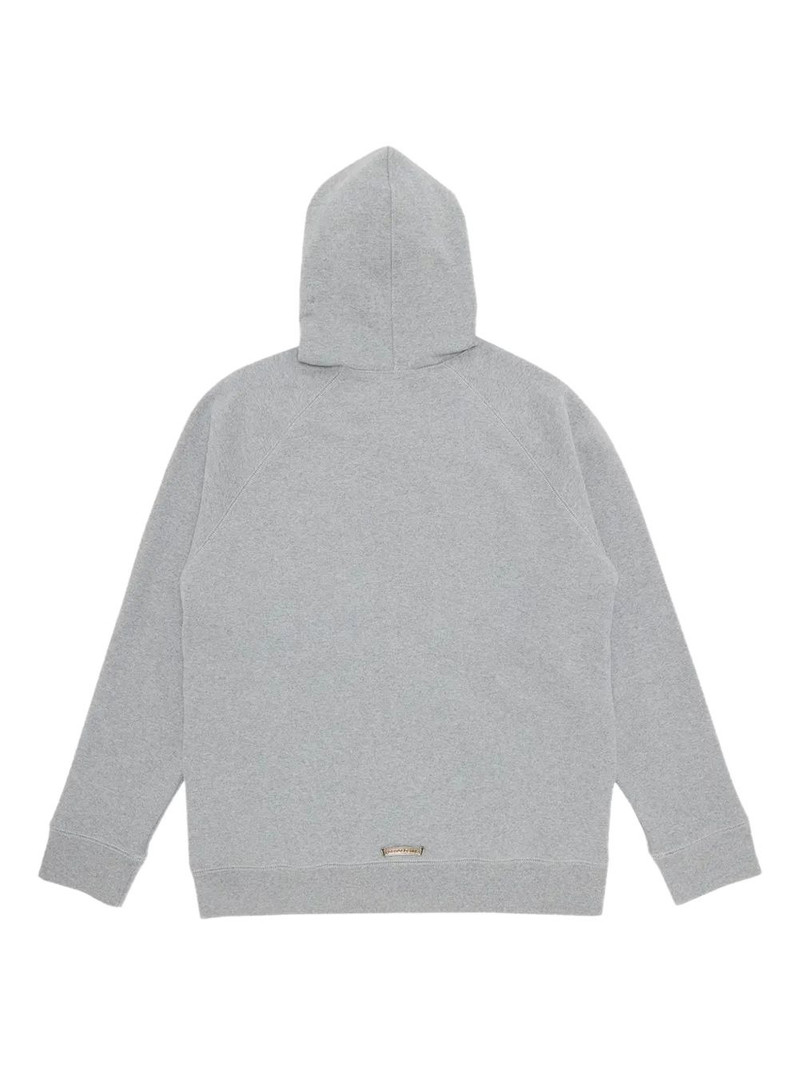 Chrome Hearts cross-patch zip-up hoodie outlook