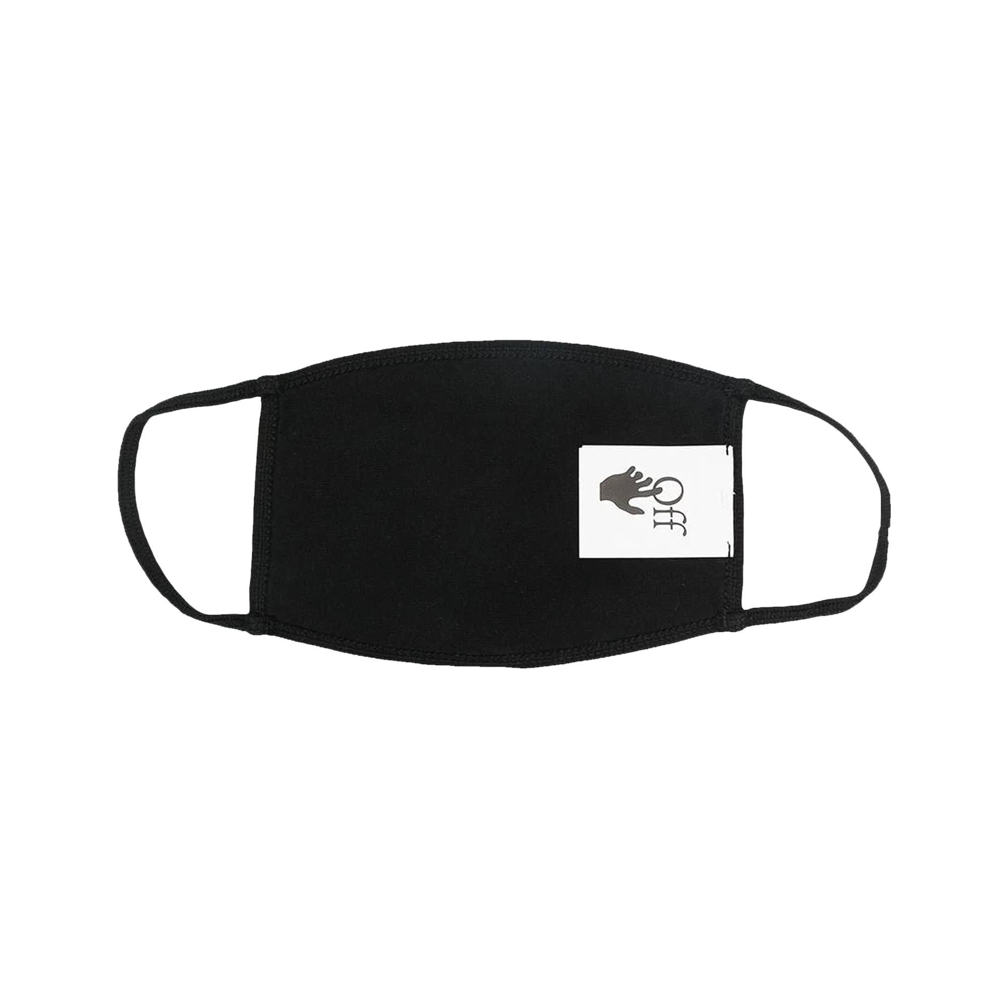 Off-White Logo Mask 'Black/White' - 2