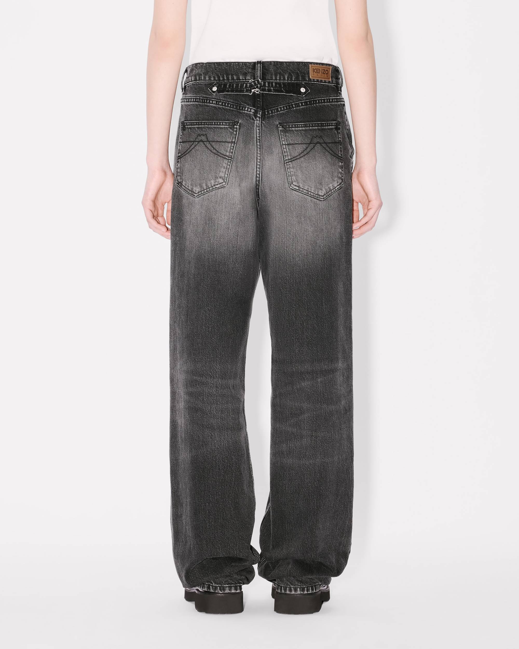 'Kenzo x Futura 2000' workwear pants in Japanese denim - 4