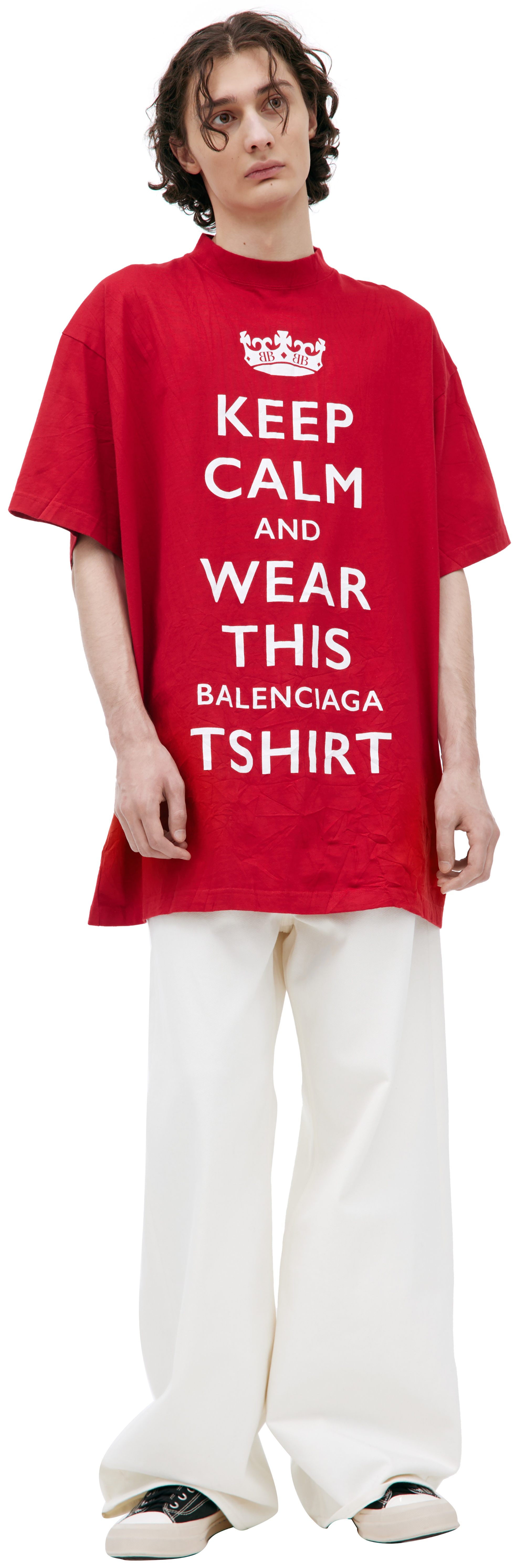 RED OVERSIZE T-SHIRT - 1