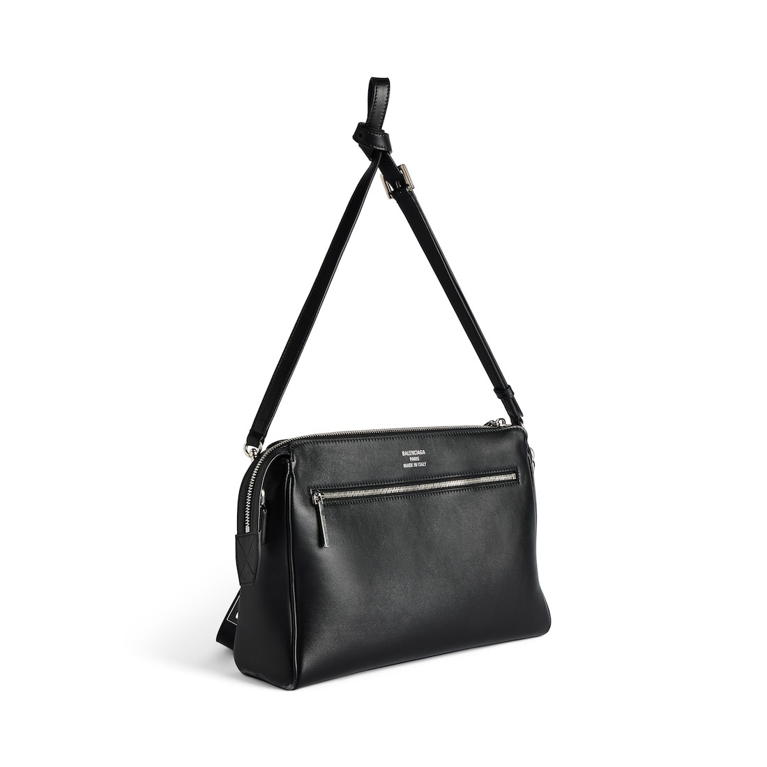 Men's Bel Air Zipped Messenger Bag Small  in Black - 3