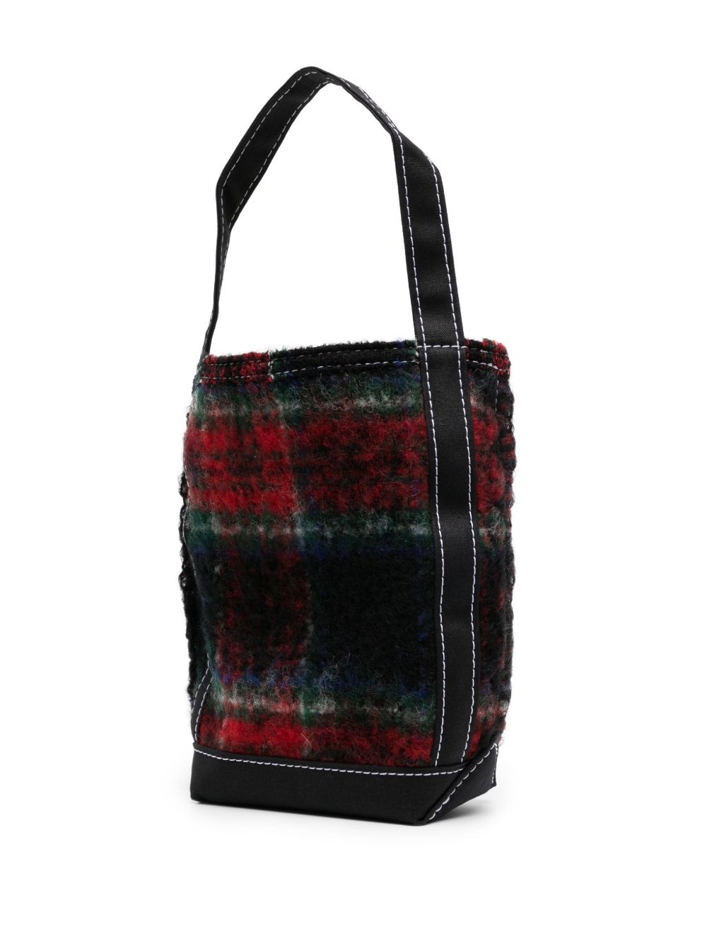 x Tembea checked cotton tote bag - 3