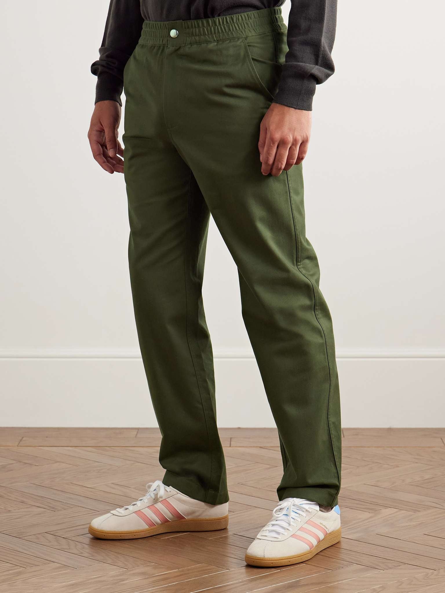 Straight-Leg Cotton-Twill Trousers - 4