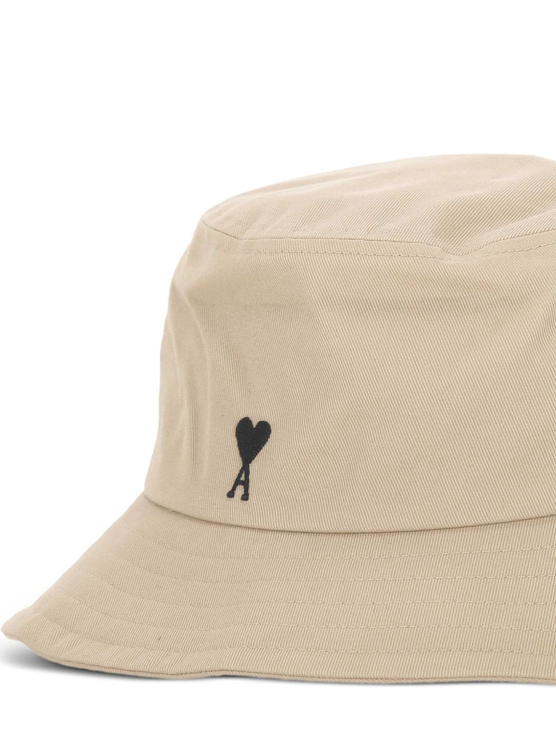 AMI Paris heart-logo bucket hat outlook