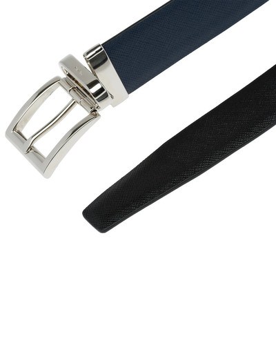 Prada Saffiano Leather Reversible Belt outlook