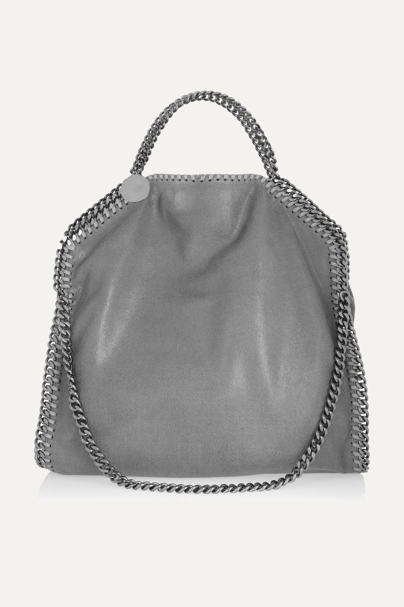 The Falabella medium faux brushed-leather shoulder bag - 1