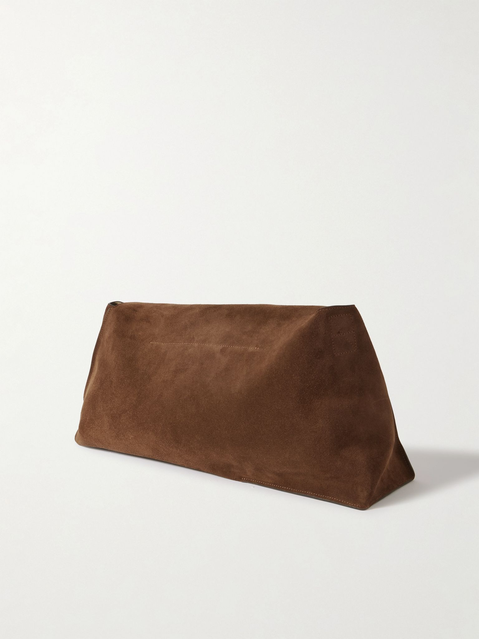 Shiboru Suede Messenger Bag Brown - 3