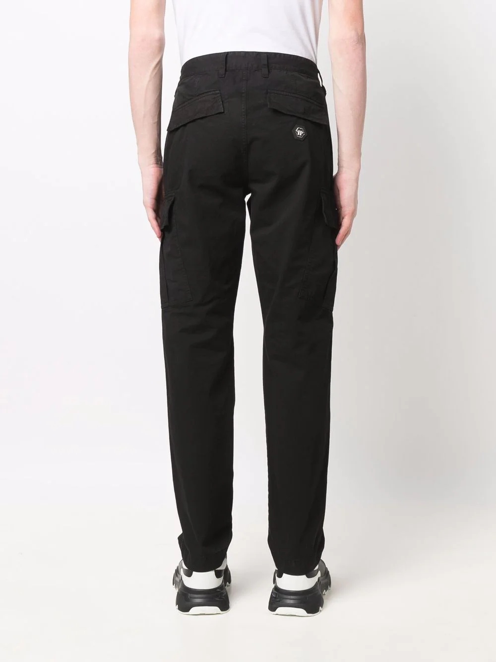 straight-leg cargo trousers - 4