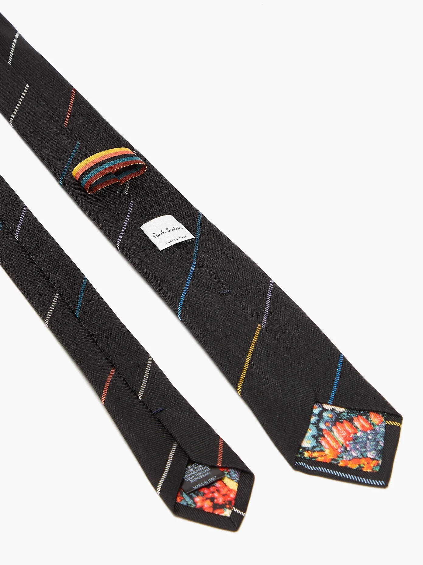 Striped silk-twill tie - 4