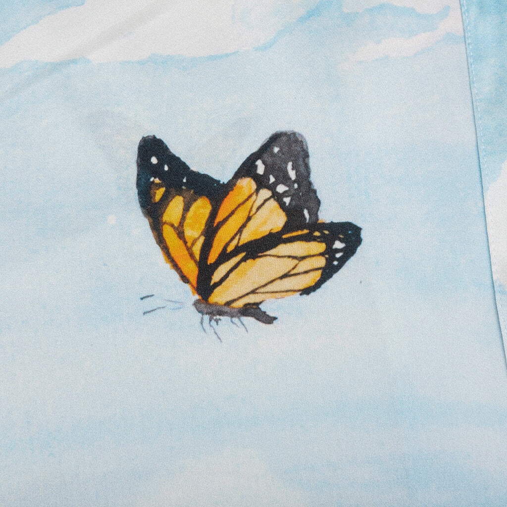 BUTTERFLY BEACH L/S BUTTON DOWN - BLUE MULTI - 4