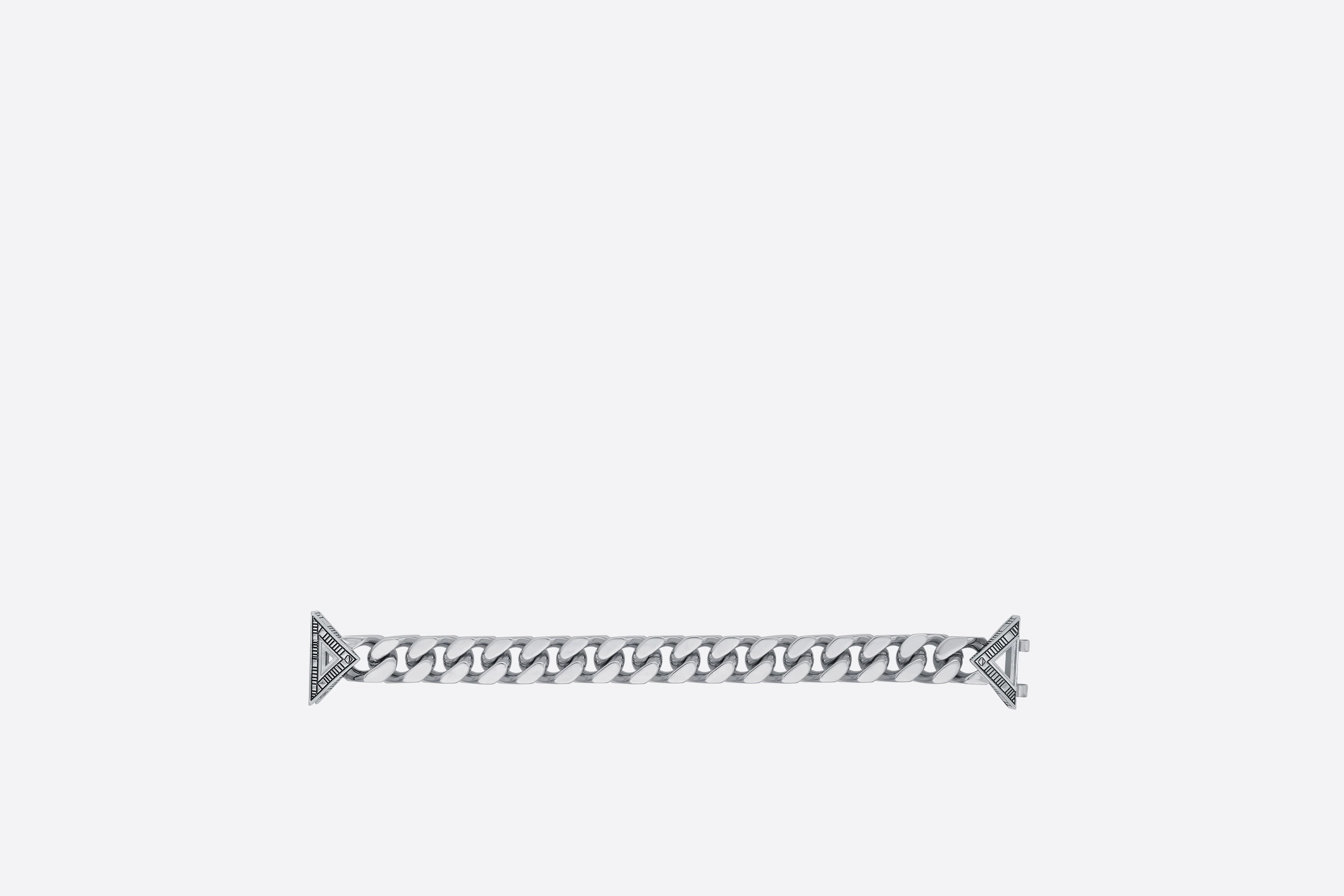 Dior CD Diamond Chain Link Bracelet