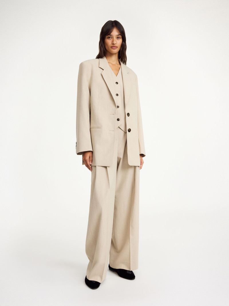 BY MALENE BIRGER Ophie single-breasted blazer outlook