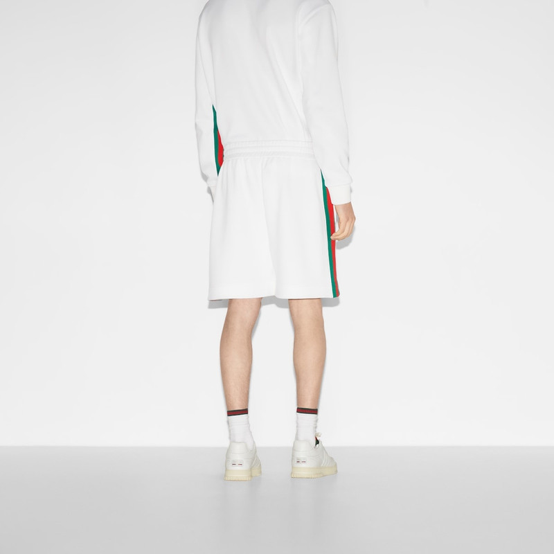 Nylon and cotton short with Web 4