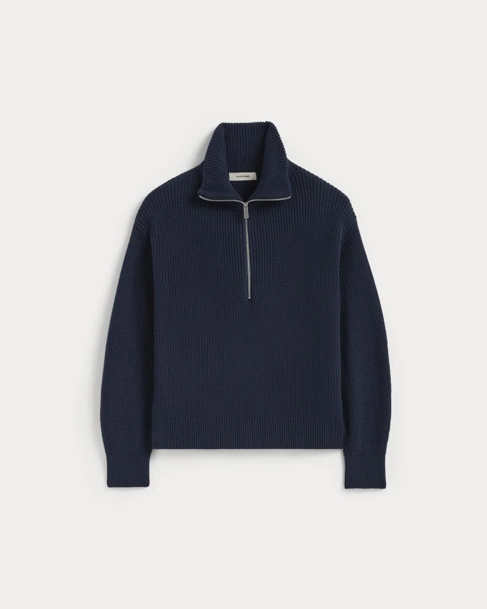 THE HALF-ZIP IN EVERYDAY COTTON - 1