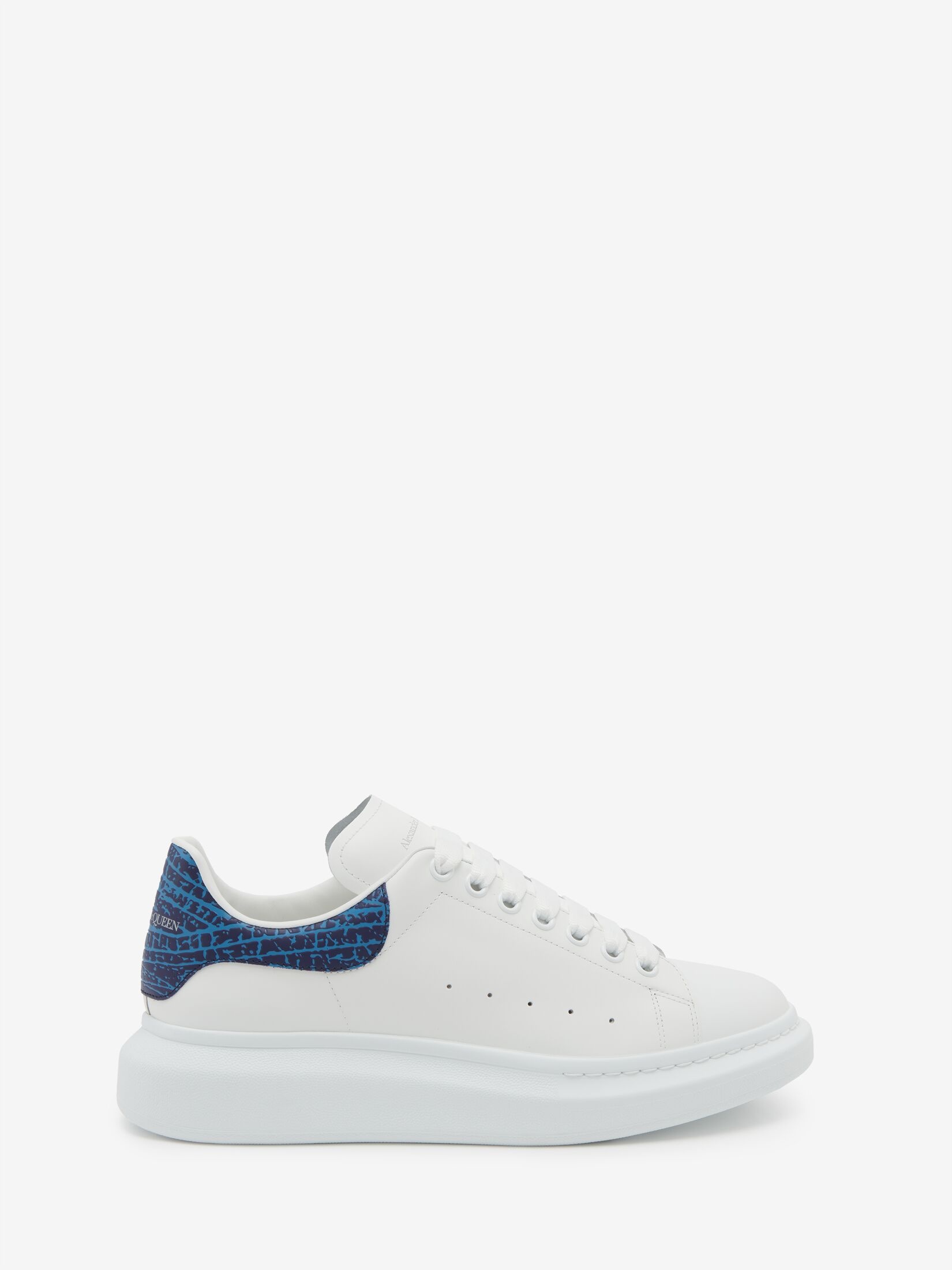Men's Oversized Sneaker in White/lapis Blue - 1