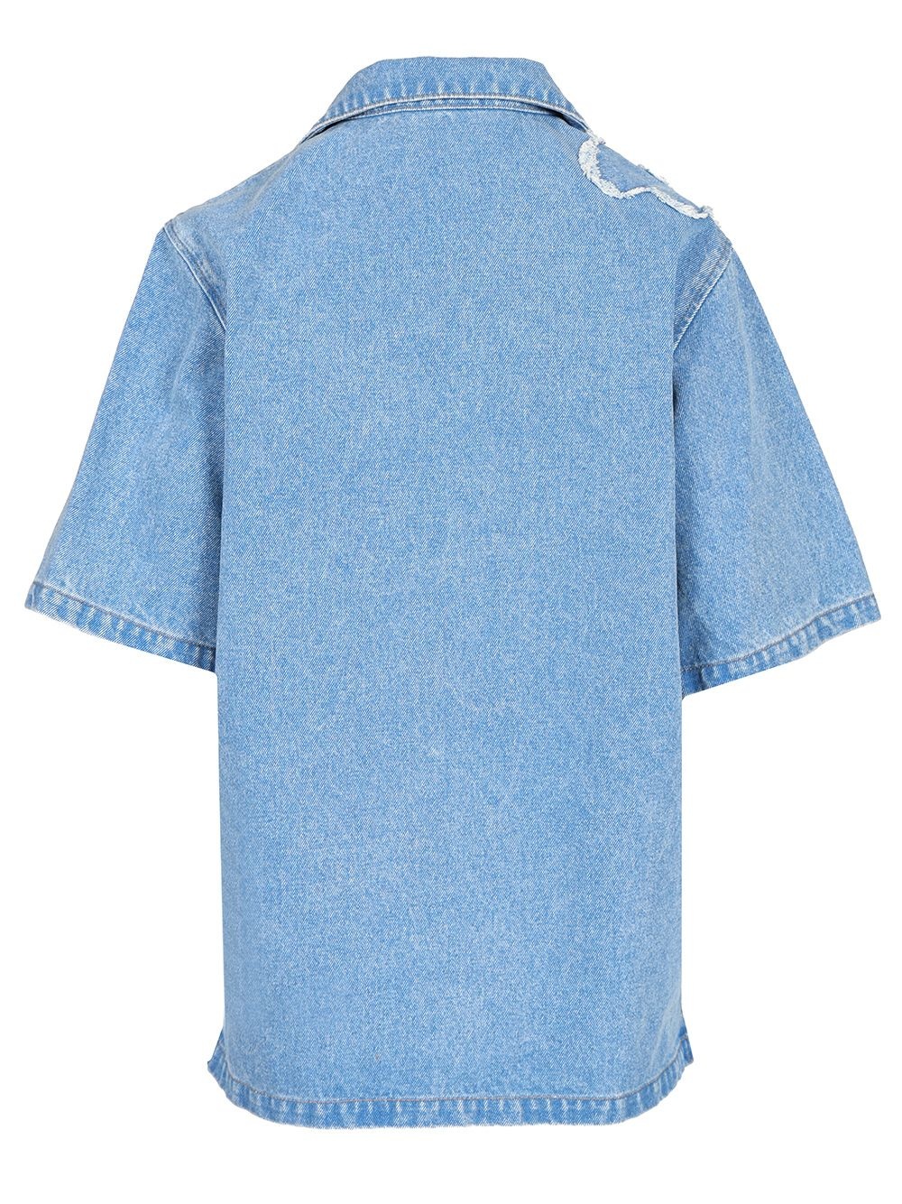 Denim Shirt Shirts Light Blue - 2
