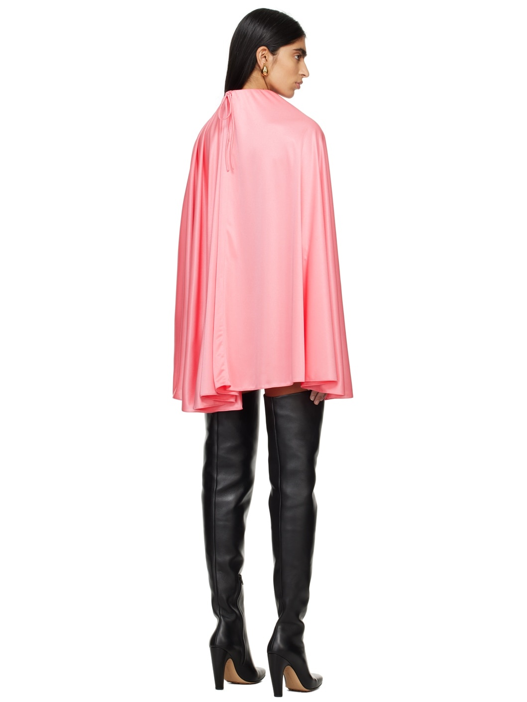 Pink Cape Blouse - 3