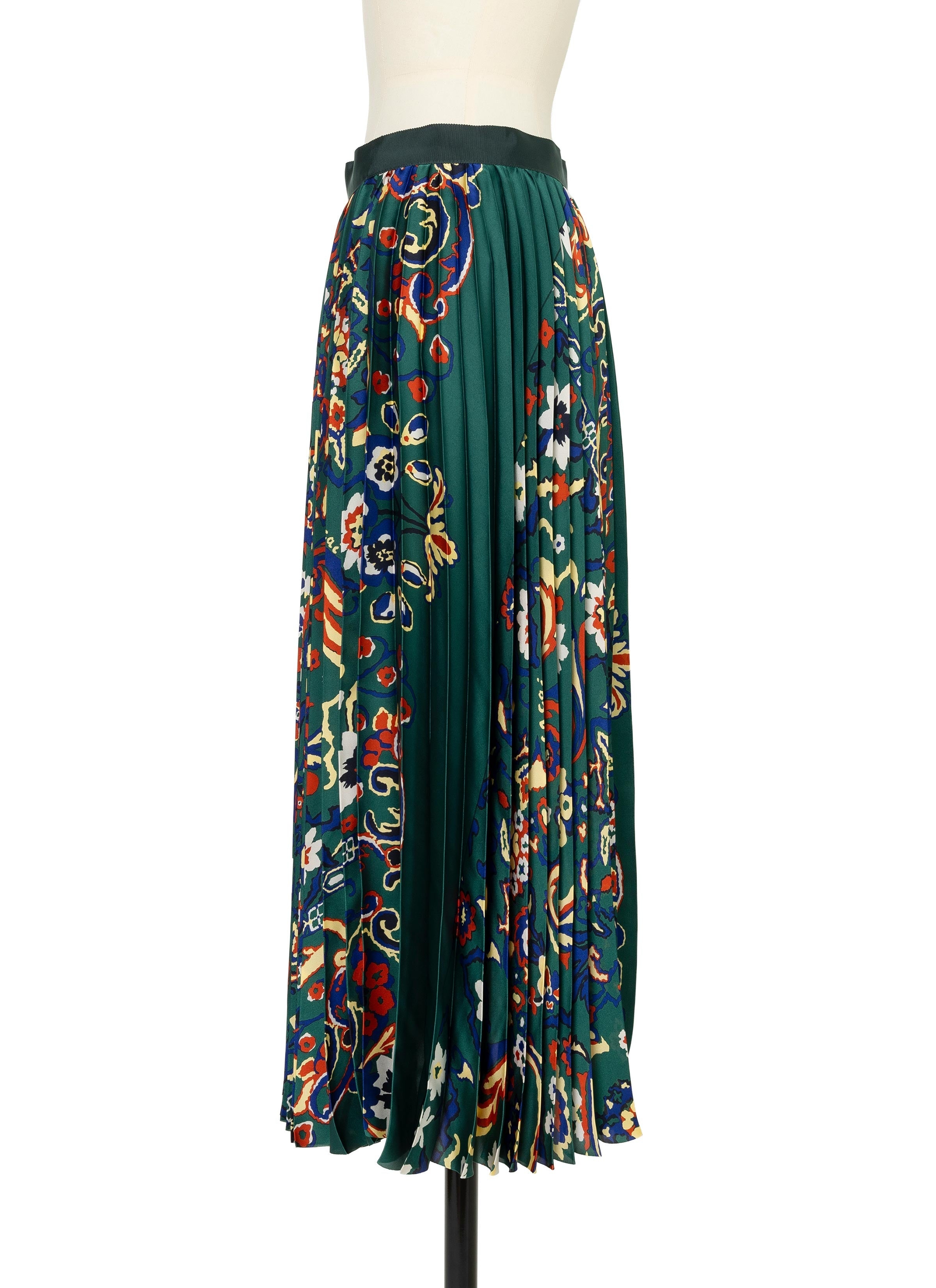 Floral Print Skirt - 3