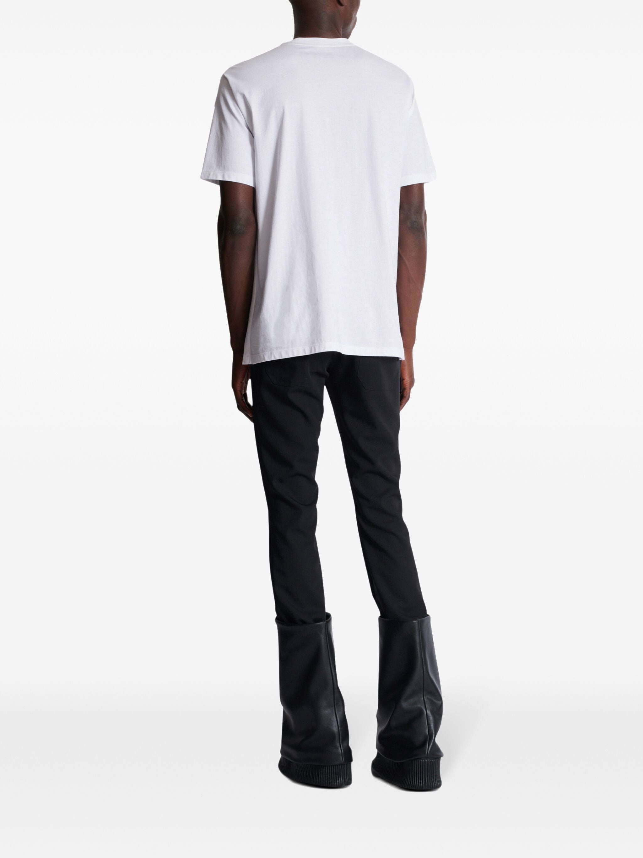 Balmain Men Balmain & Lips Embroid T-Shirt - Reg Fit - 7