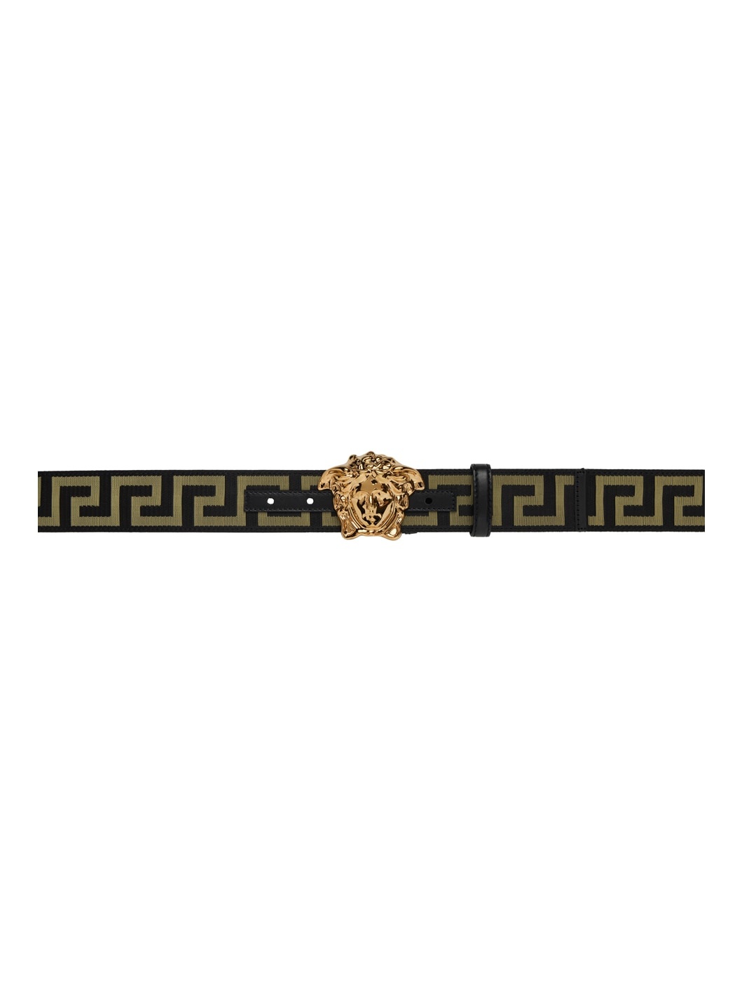 Black Greca 'La Medusa' Belt - 1