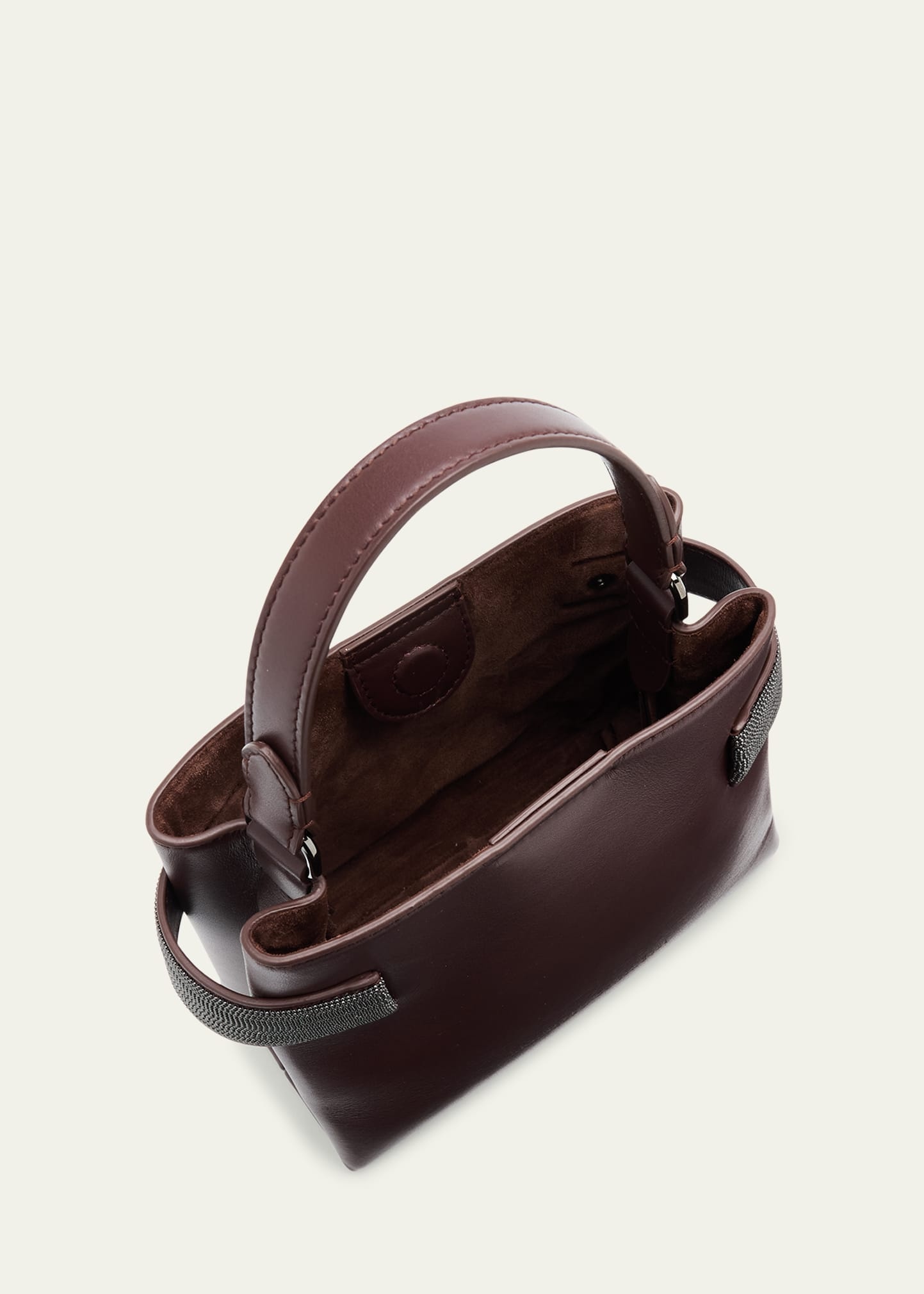 Essence Monili Leather Top-Handle Bag - 3