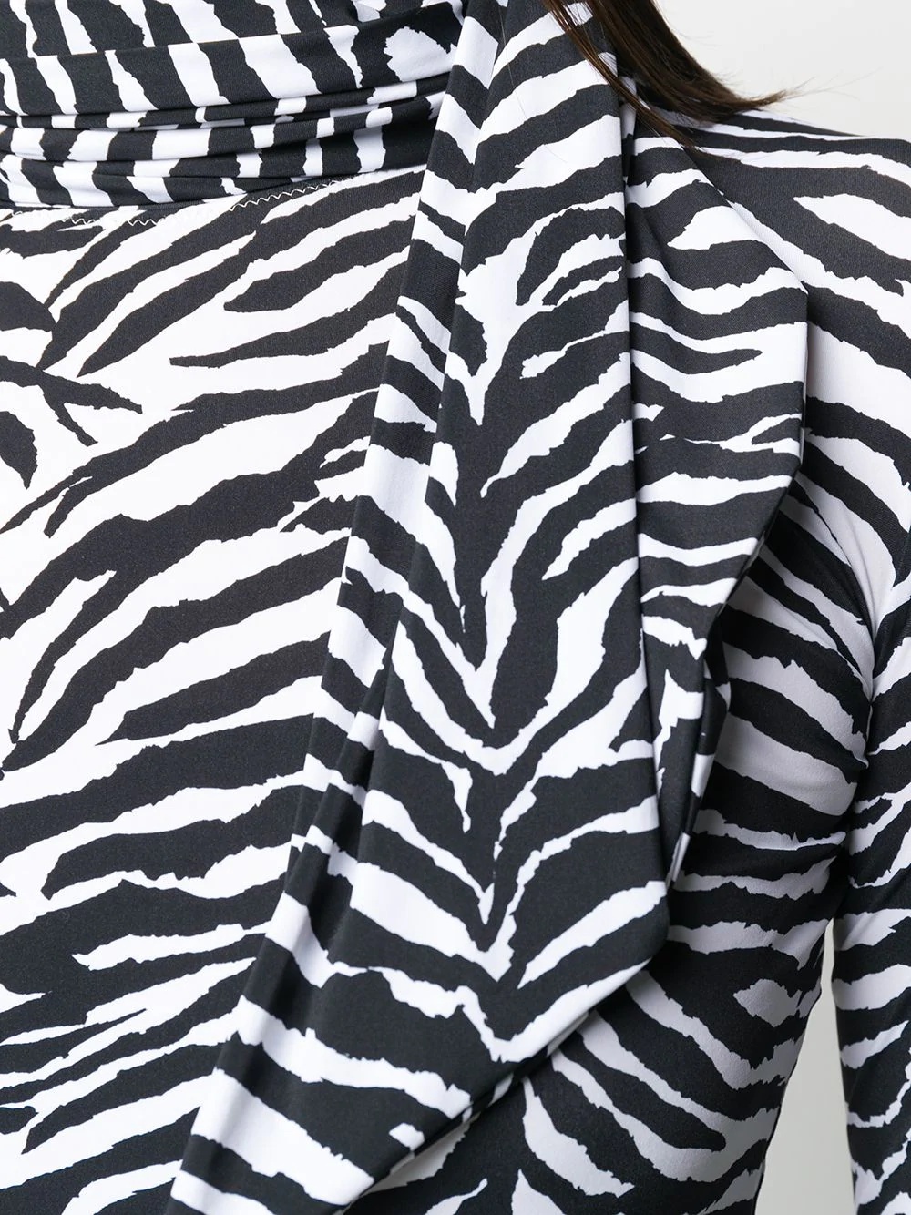 zebra print bodysuit - 5