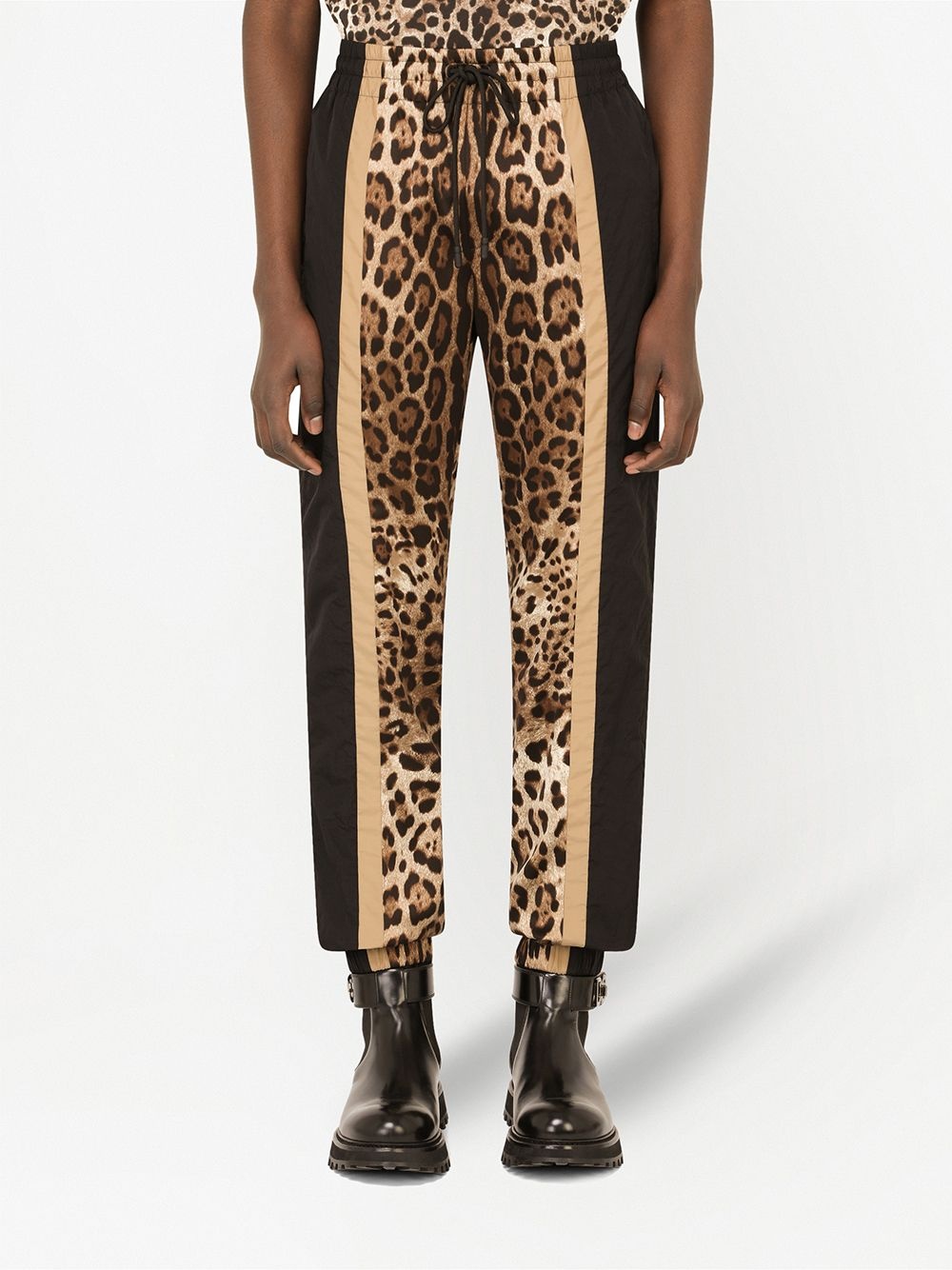 leopard-print sweatpants - 3