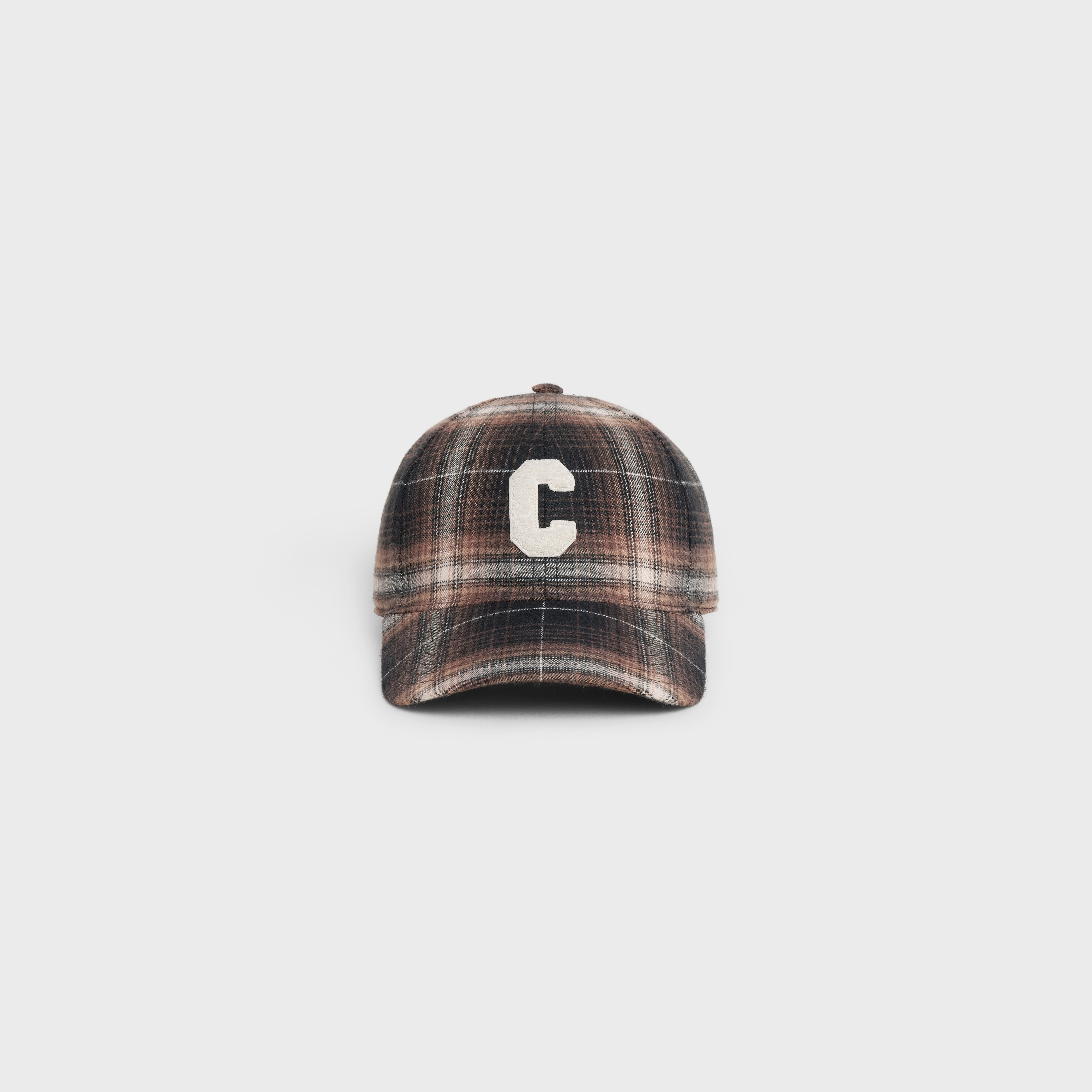 Initial cap in checked cotton - 2